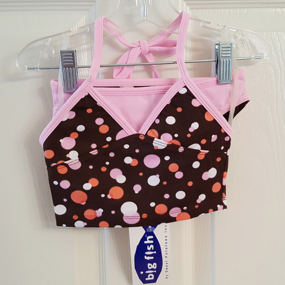 GIRLS TANKINI Swimsuit Reverse Bottom NWT Dottie